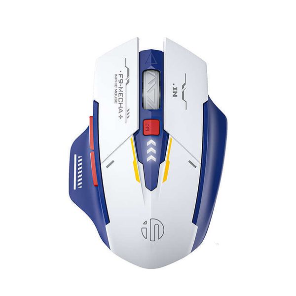 shanshi inphic F9 2.4G Wireless Rechargeable SciFi gaming Mouse 2400dpi Office Optical Mice for Laptop PC type C fast charge