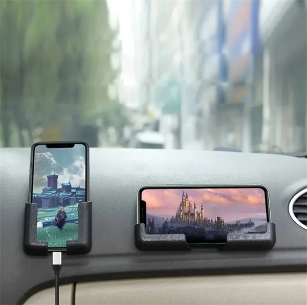 Multifunction Mobile Phone Holder Car Bracket Stand Adhesive Dashboard Mount Cell Phone Support in Car Auto Interior Accessories