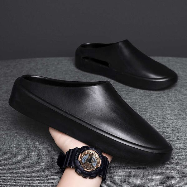Fiera Men's Chef Shoes Chef Slippers do casal não deslizante EVA EVA Durável Mulheres confortáveis sandálias ao ar livre Men slide de prai