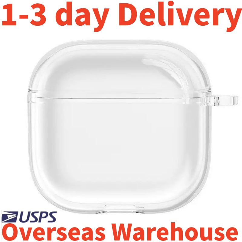 USA Stock case For AirPods pro 2 earphone 3rd 5 4 6 earphones 3 Solid Silicone Cute Protective Headphone Cover Apple Wireless Charging Box 3nd 2nd