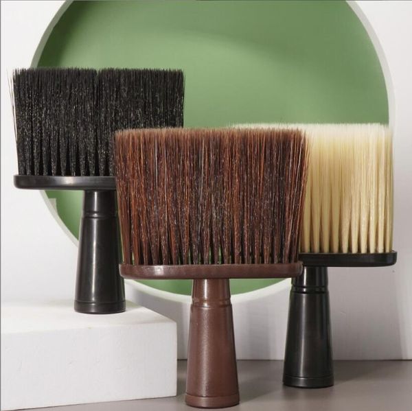 3pcs Neck Duster Brush Barber Soft Hair Brushes Cutting Duster and Sweep Cleaning for Hairstyling Salon Hairdressing