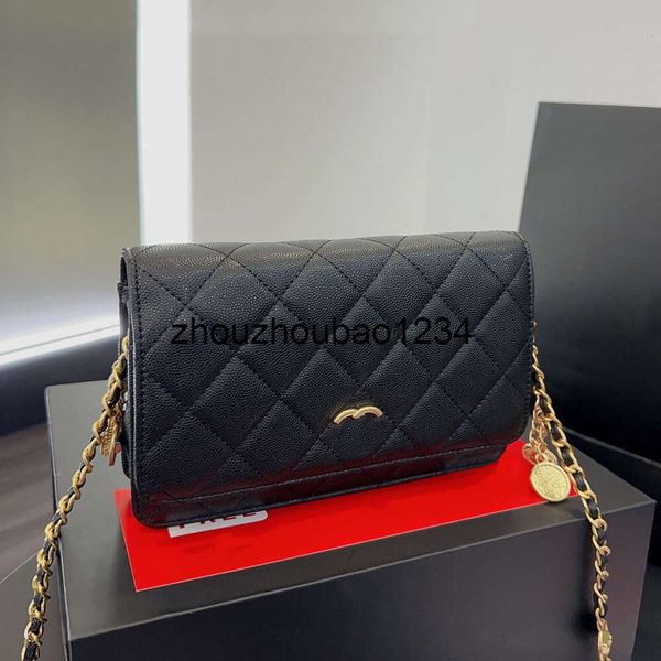 channelhandbag chanal Brand handbag Crossbody Bags French Designer Mini Women Bag Luxurious Woc Chain High Quality Caviar Leather Purses Cla