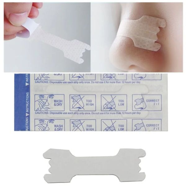 100-50 Right Breathe Better Nasal Strips Correctly To Get Rid of Snoring Anti Snore Strips Easier and Breathe Better Health Care