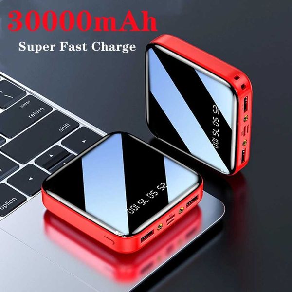 Mini power pack 30000mAh portable ultra fast charger external battery pack suitable for iPhone Samsung power pack digital display B240902 B2
