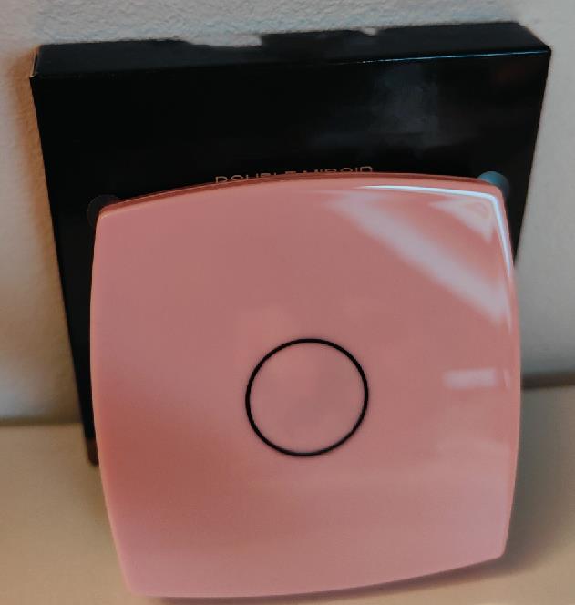 Classic Folding Mirror Pink Purple Portable Makeup Mirror Travel Mirror Makeup Accessories