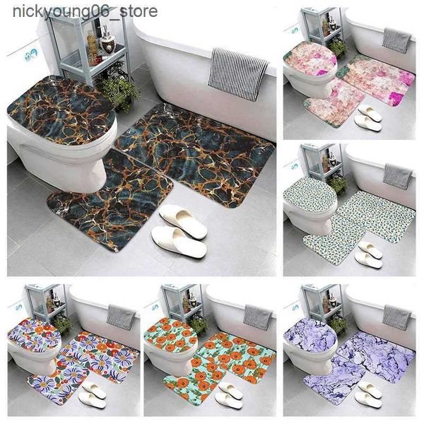 Non-Slip Bath Mats Green plants Mat Bathroom ins Rug Shower Mat Absorbent Foot Mat Entrance Door Mat Kitchen Mat room mat Bathtub toilet rug