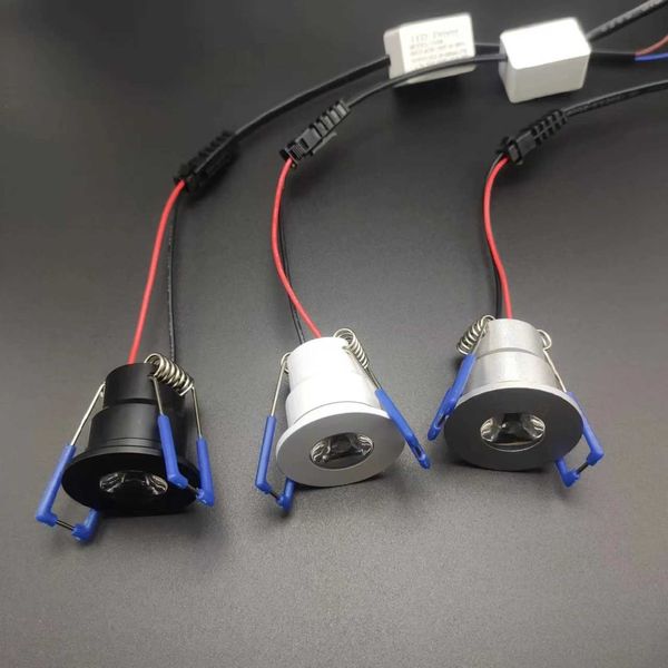 36mm diameter hole 28mm 1W 3W dimmable 110V 220V mini LED tube light aluminum spotlight for cabinet display CL240830