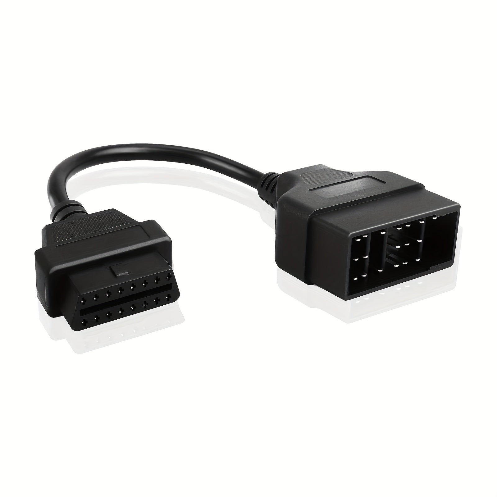 TEMU Obd1 To Obd2 Adapter, 22 Pin Obd1 To 16 Pin Obd2 Convertor Adapter Cable, Diagnostic Scanner Tool Obdll Adapter Cable