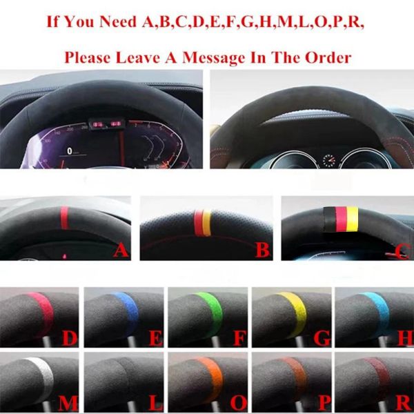 Car Steering Wheel Cover Leather For Nissan Teana Altima 2013-2018 X-Trail Qashqai 2014-2018 Rogue 2014-2016 Pulsar 2015-2018