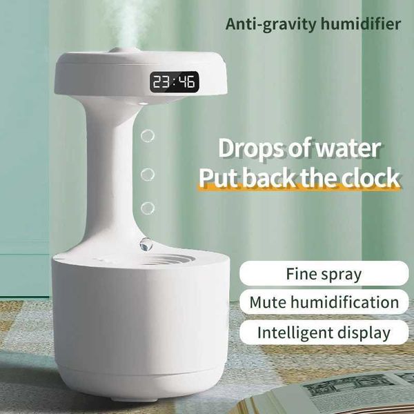 Humidifiers Humidifiers New Innovation Anti gravity Water Drop Counterflow Humidifier Silent Household Fog Large Capacity Desktop Bedroom Y2