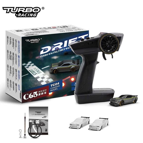 Turbo Racing 1 76 C65 Drift RC Car With Gyro Full Proportional Remote Control RTR Mini Toy Car Suitable for Children and Adults X250203