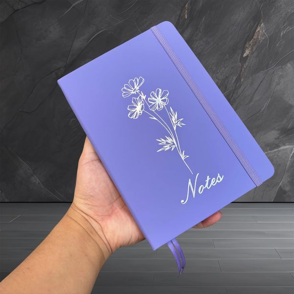 BUKE Dot Grid Notebook 5x5mm Dotted 160 Pages 160gsm Thick Cream Paper A5 Size Faux PU Leather Hardcover 250120