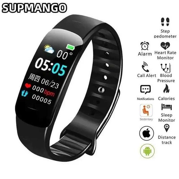 New Arrival C1 P Intelligent Chinese Mens Step Counting Exercise Bracelet Fitness Tracker Blood Pressure Sleep Z241114