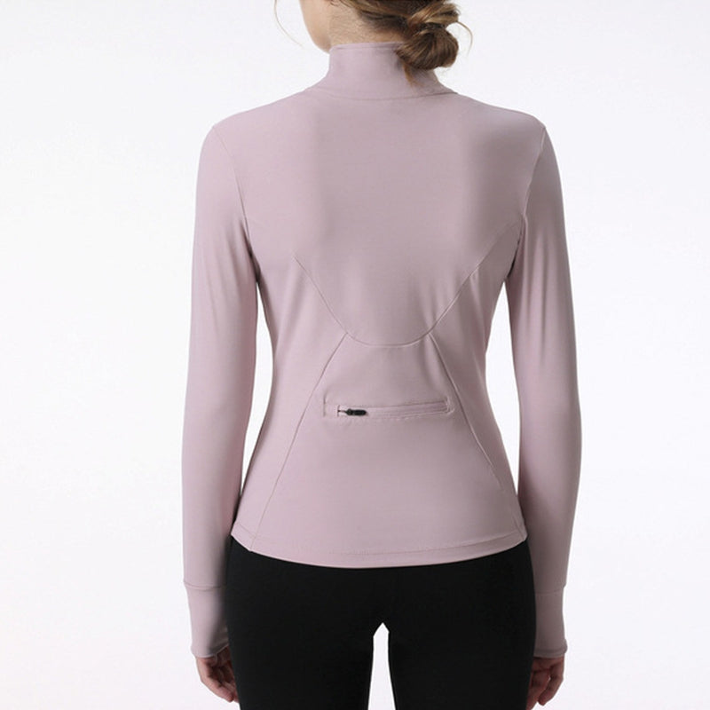 Alo 2022 Yoga Jacket Women&#039;s Define Workout Sport Coat Fitness Jacket Sports Quick Dry Activewear Top Solid Zip Up Sweatshirt Sportwear Hot Sel