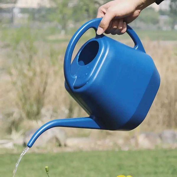 4L Plastic Garden Long Mouth Water Tank Spring Garden Villa Plants Bonsai Plants Light Water Tank Garden Tools Y250115