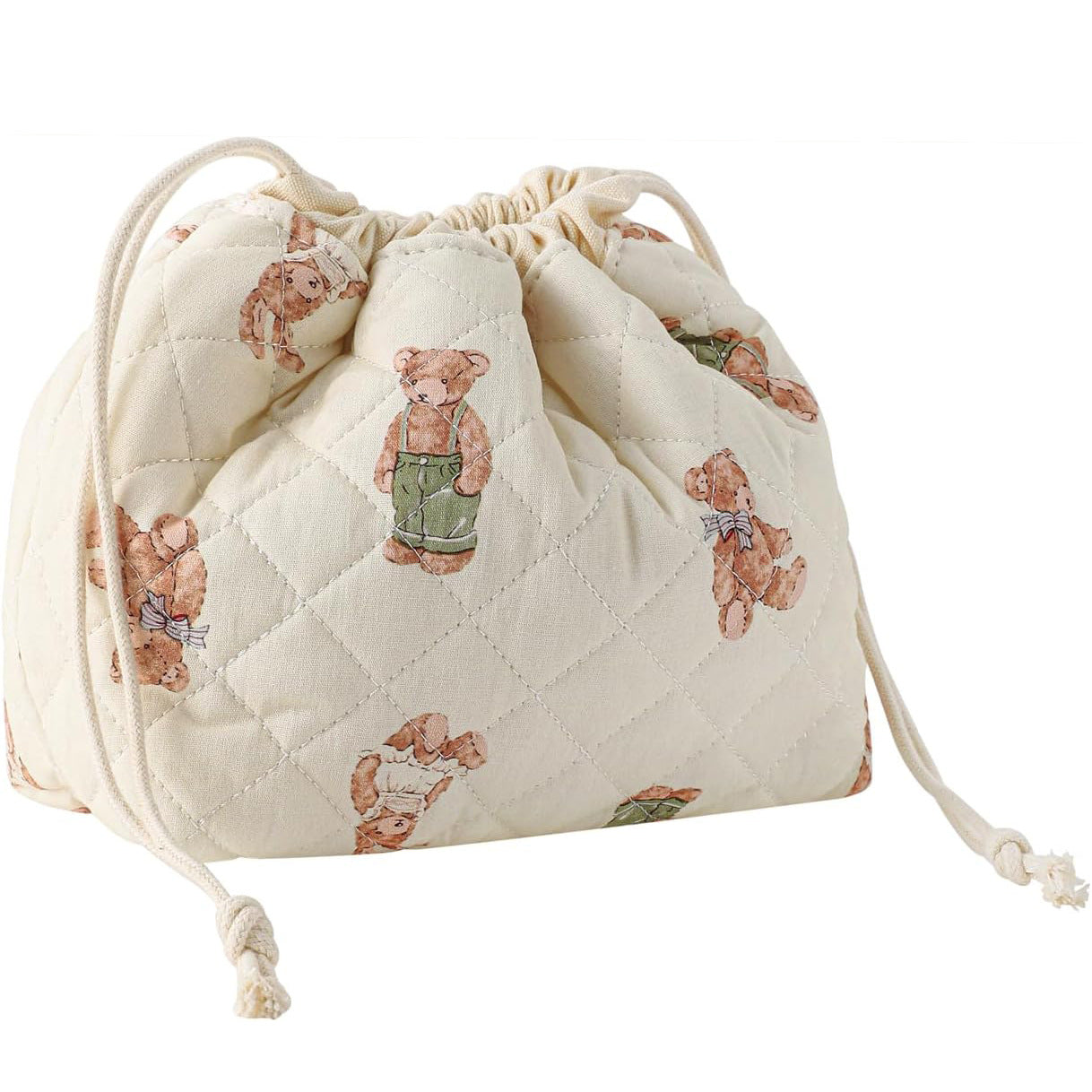 A534-AAAA Small Fresh Lily Flower Cosmetic Bag - Portable Travel Skin Care Storage