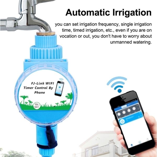 Watering Equipments Automatic Sprinkler System Irrigation Controller APP Remote Control WiFi Connection with Rain Sensor Timer 220929