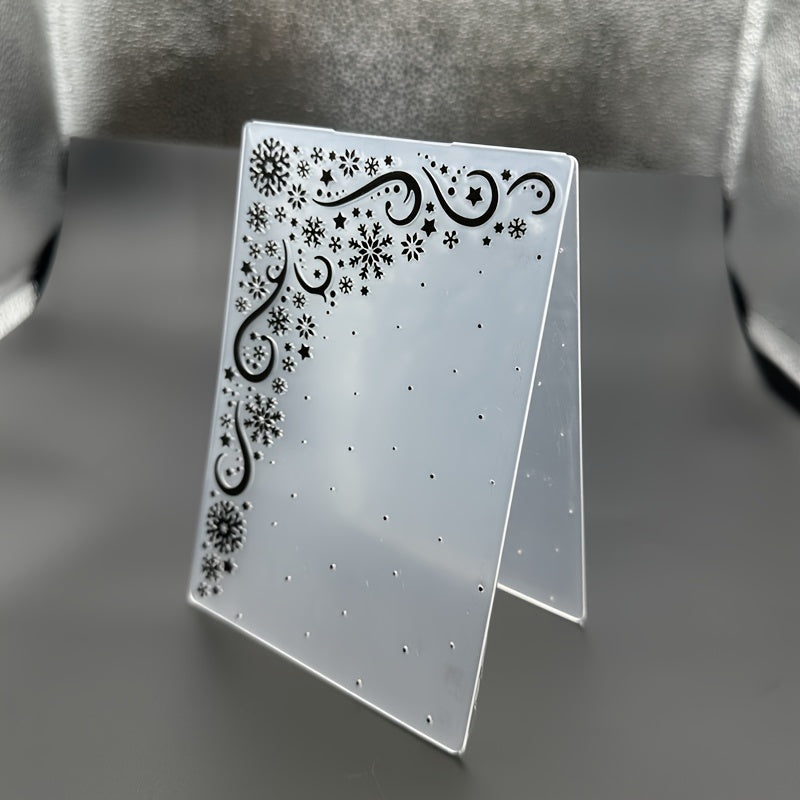 TEMU 1 Set Christmas Pattern Diy Plastic Embossing - 3d Card Making, Scrapbooking, Tag Crafts,