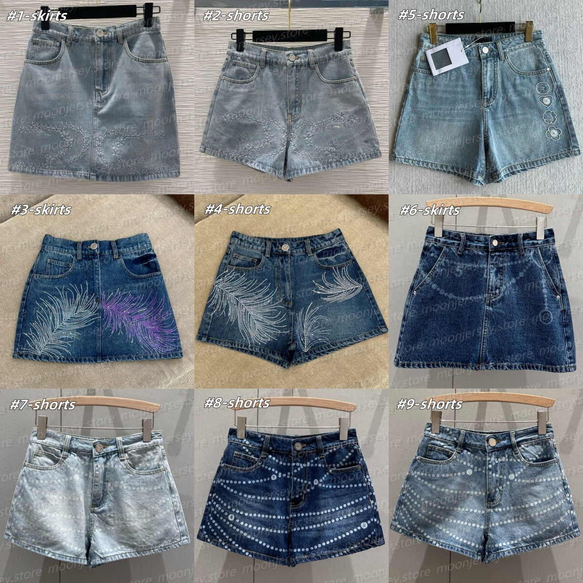 (go off picture not the description)10A Designer Denim Shorts Women Skirts Summer Holiday Style Outdoor Pants 28302
