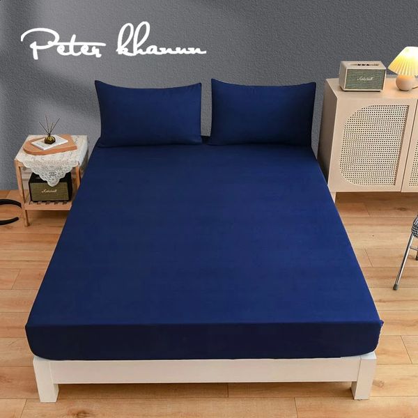 Sheet Peter Khanun bedding set with brushed polyester bedding cover and 12 inch deep pocket including 2 pillowcases 240816