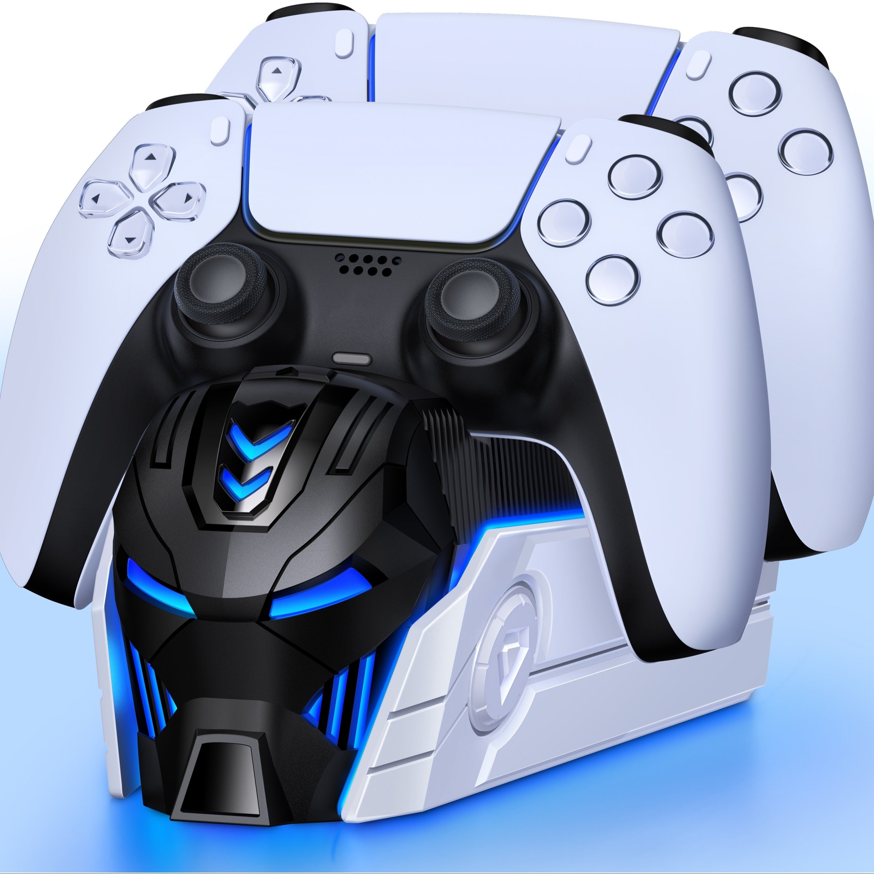 TEMU For Charging Station For Dua-sense- Edge Controller, Controller Charging Station For Ps5 . Dual Fast Charging Dock, Led Light, Cool Design For