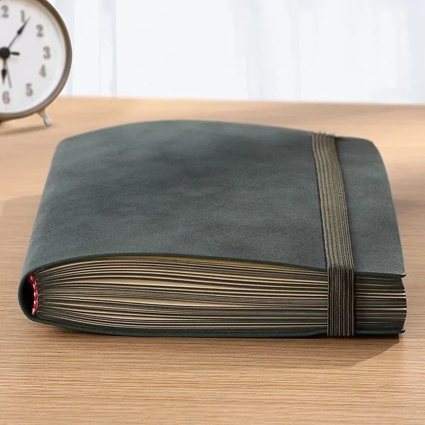 256 Pages Sheepskin A5 Notebook Notepad Diary Business Journal Planner Agenda Organizer Note Book Office School Supplies 241223