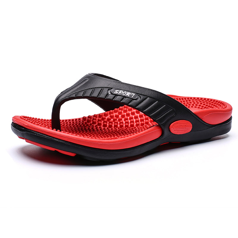 Fashion Men Massage Flip Flops Outdoor Indoor Slippers Comfortable Men Beach Sandals Non-slip Bathroom Home Men&#039;s Flip Flops