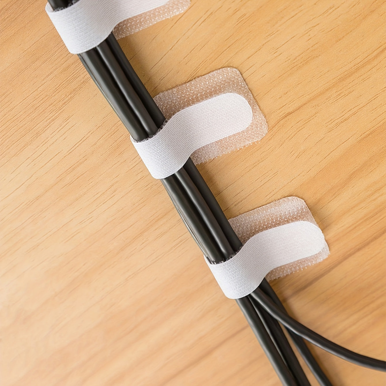 TEMU 10pcs Cable Organizer With, Portable Cord Management For Home And , Cable Ties Reusable, Portable Cable Tidy, Desk Cable Organization, Cord