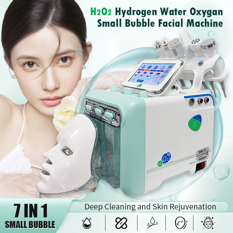 AOKO 7 in 1 Dermabrasion Peel Spa Facial Machine Skin Rejuvenation Hydro Dermabrasion Aqua Deep Cleaning Skin Care Device
