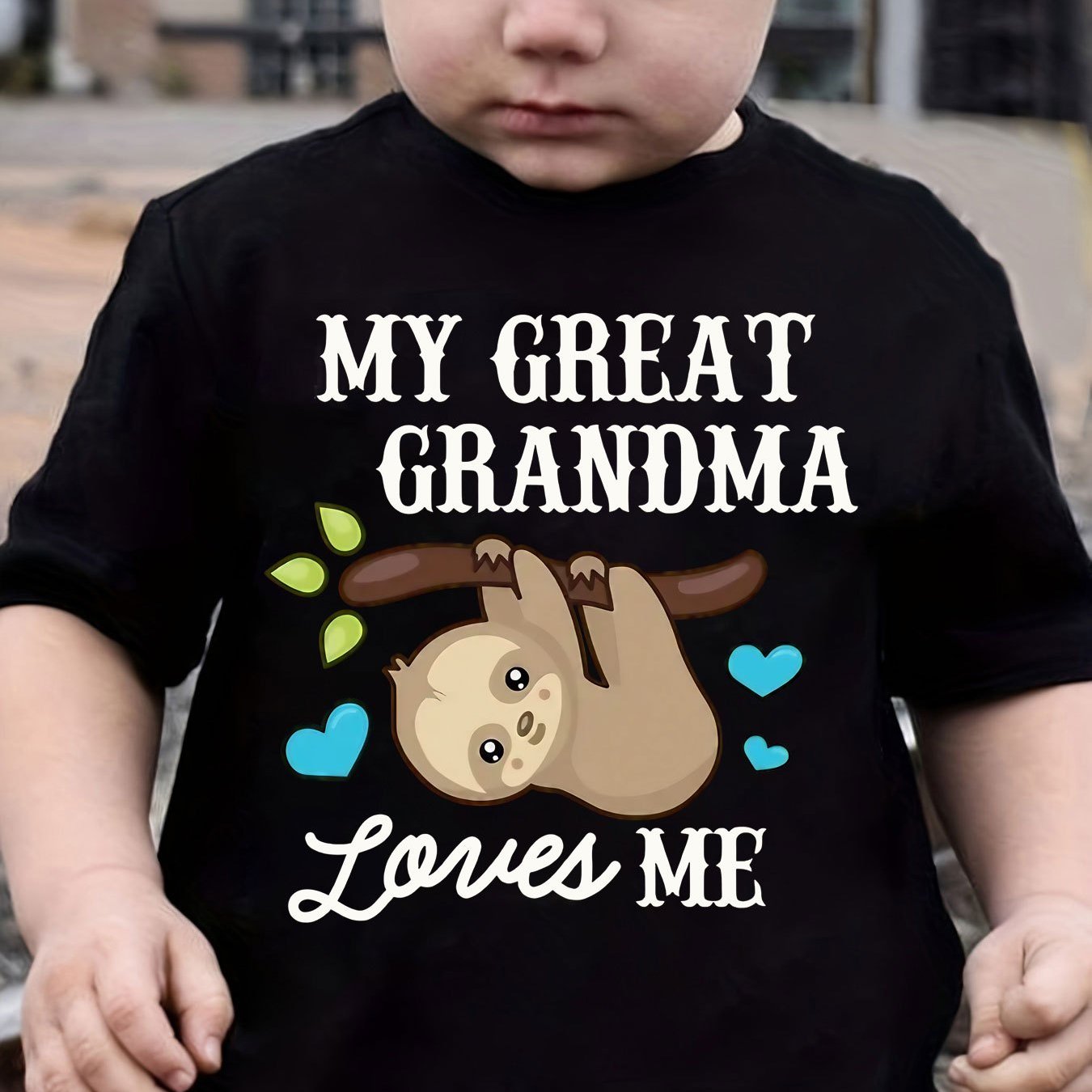 TEMU ' " Grandma " Sloth Print Cotton T-shirt – Soft, Comfortable, Casual Round Neck Short Sleeve Tee For, Summer Tshirt | Message Tee | Durable