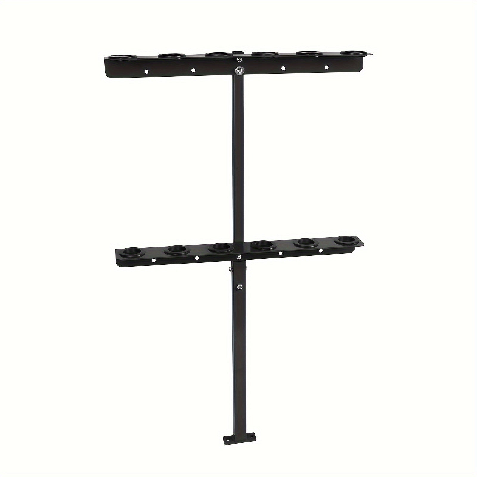 TEMU Landscape Hand Tool Rack For Truck Trailer, Vertical For Landscaping, Garage Or Shed Walls Holds, 6 Tools For Shovels, Rakes, Hoes