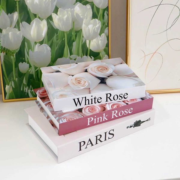 3Pcs Home Decor Decoration Book Nook Fake Books For Decorations Home Decor Ornaments Office Decoration Book Coffee Table Book M240903