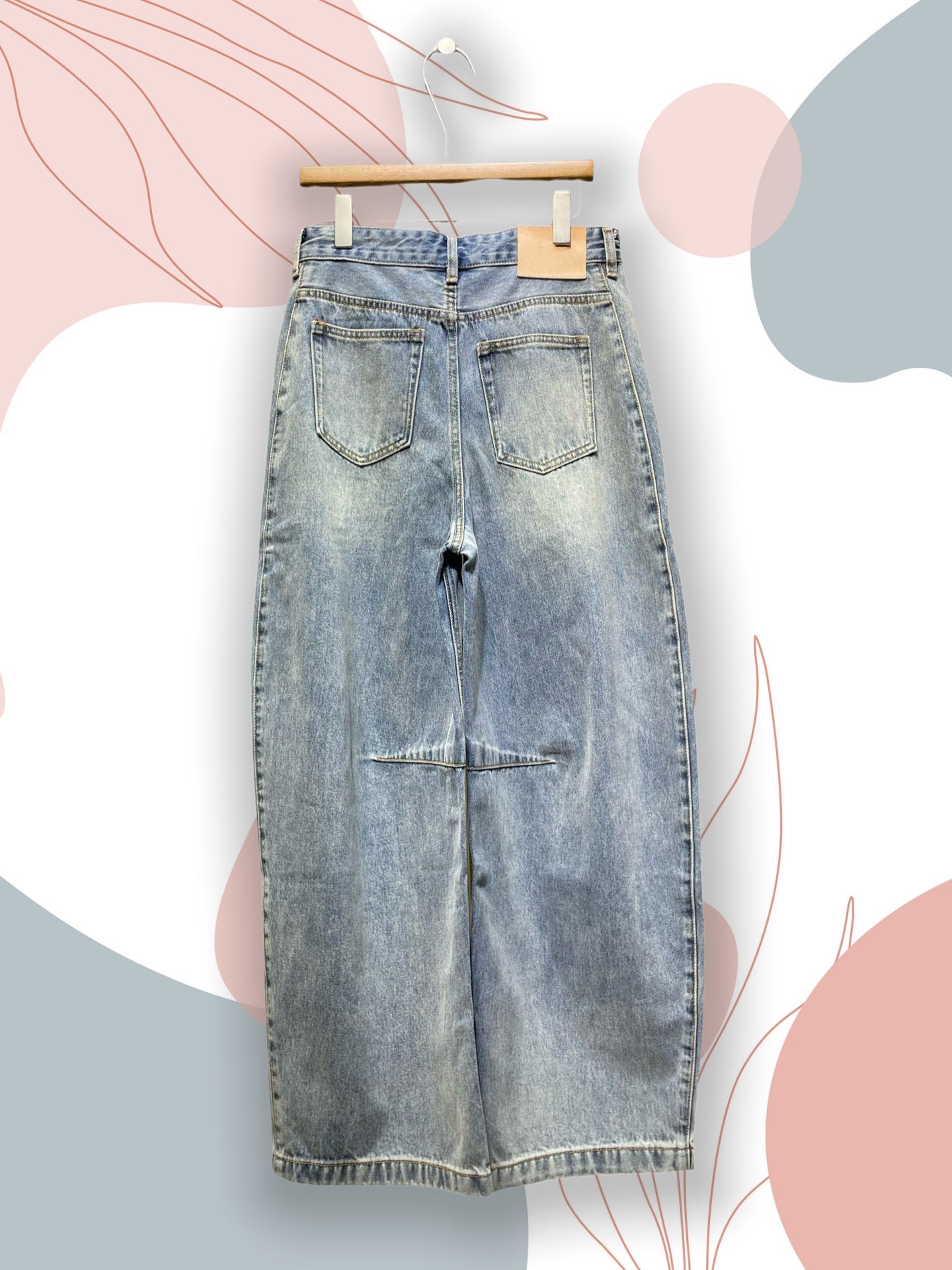 Chic Casual Male Attire - Durable Designer Jean Shorts with Exclusive Decorative Elements