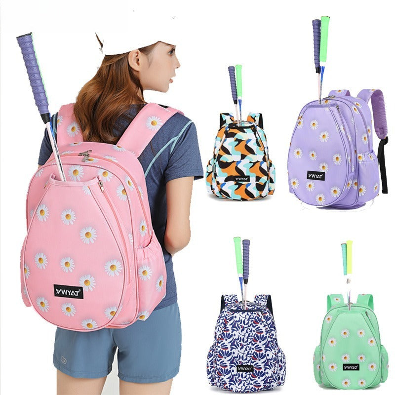 Tennis Racket Bag, Badminton Backpack, Water Resistant Tennis Racket Bags for Women Men, Suitable for Pickleball Tennis Badminton