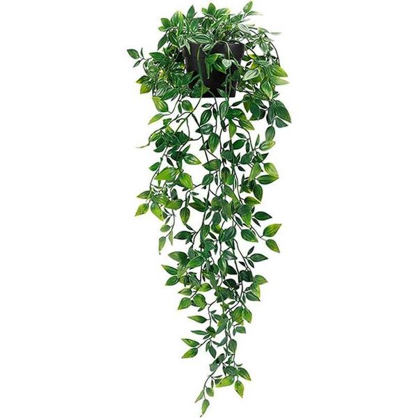 Artificial ivy Plants Plastic Leaf With pots Wedding New Year Christmas for Home Balcony Garden Office desk Decoration supplies Y240801