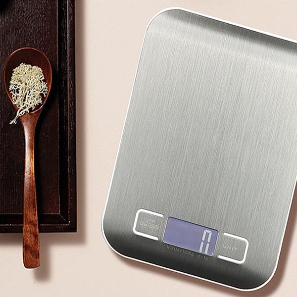 Household Scales 5KG Stainless Steel Food Scale Kitchen Household Electronic Precision postal Food Diet scale for Cooking Baking Measure Too