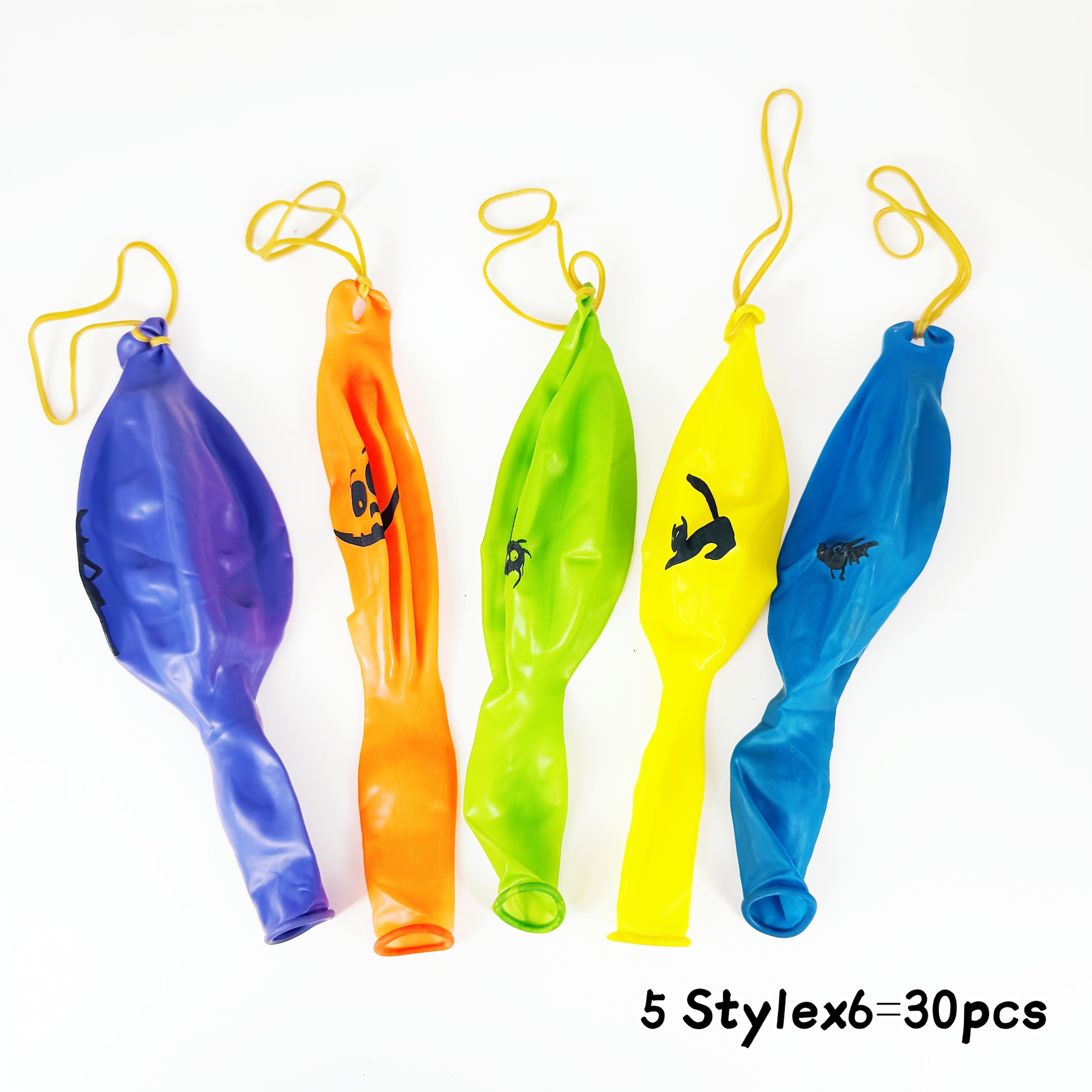 TEMU 30pcs Halloween Punch Balloons, Punch Balloons Toys For Kids Girls Boys Halloween Party Favors Halloween Treat Bags Gifts, Classroom Game Goodie