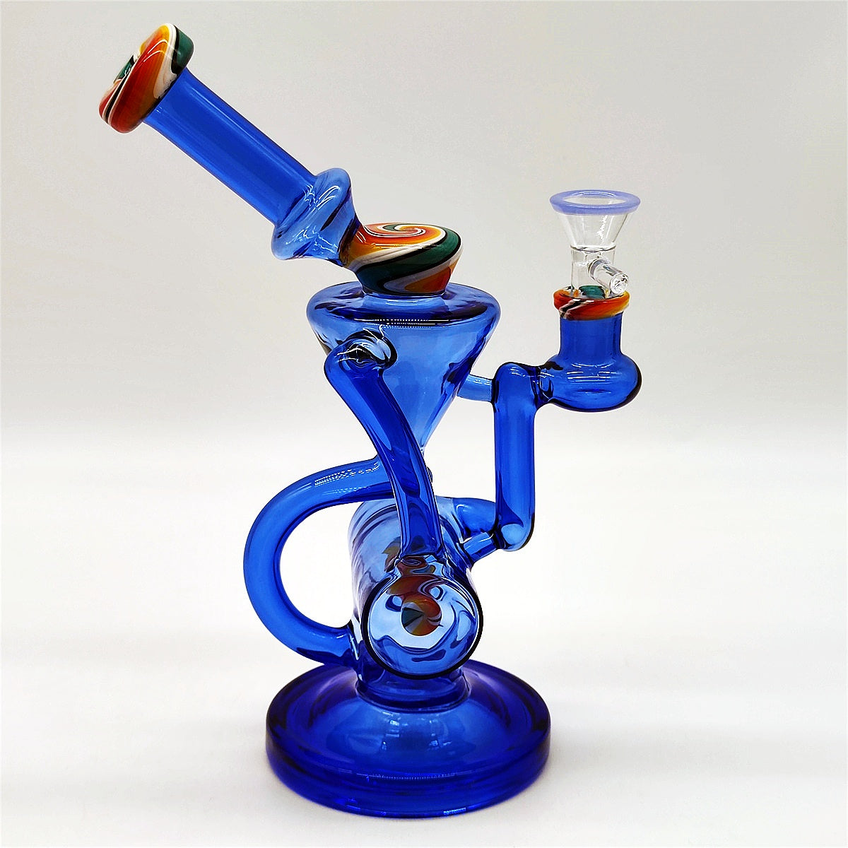 2024 Heady Glass Neo Fab Slit Hub Master Piece 9 Inches Deluxe Mix Glass Bongs Water Pipe Bong Tobacco Smoking 14MM Bowl Dab Rig Recycler Bubbler Pi