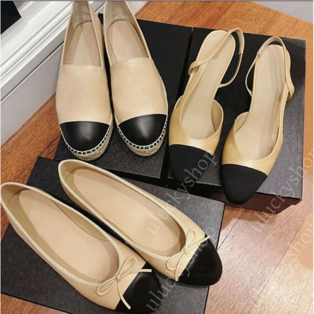 Women Slingbacks Sandal Designers Ballet Flats Shoes Fisherman Women Shoes Sandals Pumps Loafers Ladies Party Wedding Dress Shoes SIZE 35-42