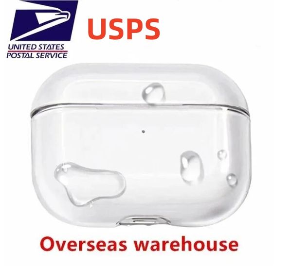 USA Stock For Apple AirPods 4 AirPods pro 2 3rd Headphone Accessories Silicone Protective Headphone Cover Headphone Case