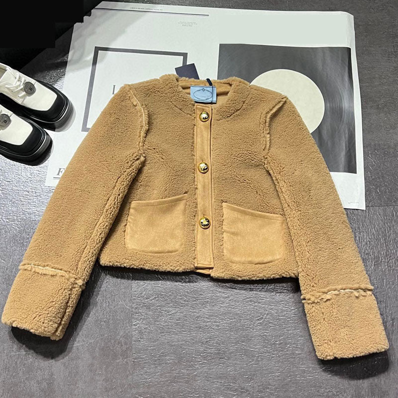 Women Teddy Coat Women Winter Faux Fur Coat Thick Plus Size Fluffy Pockets Plush Jacket Ladies Autumn Overcoat Outerwear