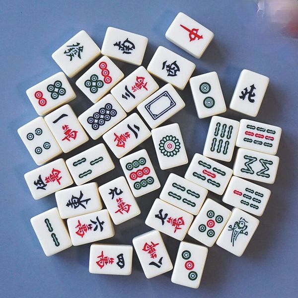 Christmas Decorations Personalized Mahjong Refrigerator Sticker and Magnet Sticker Creative ThreeDimensional Magnetic Sticker Magnetic Snap