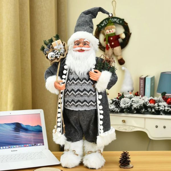 Large sized Christmas dolls Santa Claus toys Christmas numbers childrens Christmas gifts home window displays table decorations Christmas gi