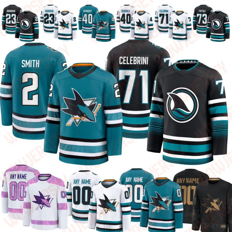71 Macklin Celebrini sj hockey jersey sharks jersey 75 Ryan Reaves Michael Misa Georgiev Couture Patrick Marleau Ferraro William Eklund Will Smith C