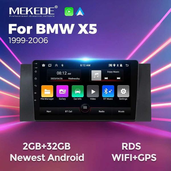 Other Electronics MEKEDEs new Android system is suitable for BMW 5 E39 E53 X5 1995-2001 2002 2003 2004 2005 2006 Car multimedia stereo suppo