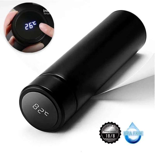Thermal Water Bottle Digital Thermos Stainless Steel Tea Infuser Cup Isotherm Vacuum Flask Cold and Hot Drink Tumbler Coffee Mug