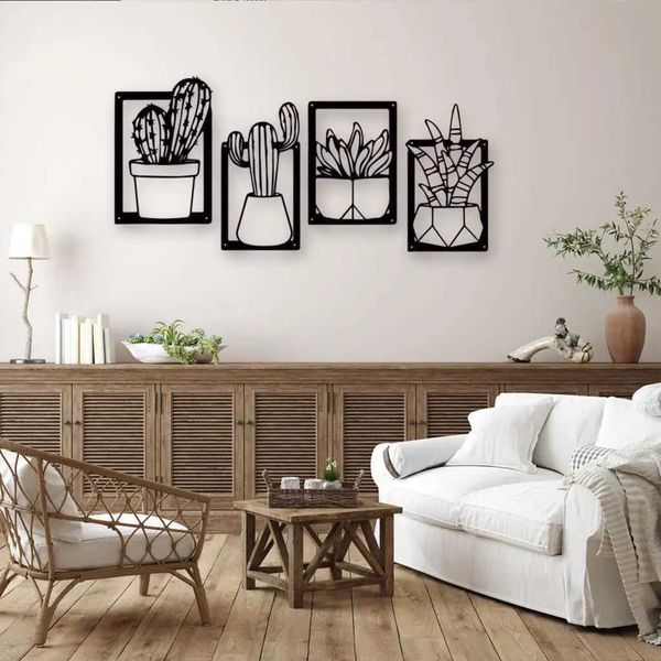 Plant Metal Wall Decor A Unique and Elegant Wall Sculpture for Your Home Perfect for Living Room Bedroom or Bathroom Wall ArtXJ250116