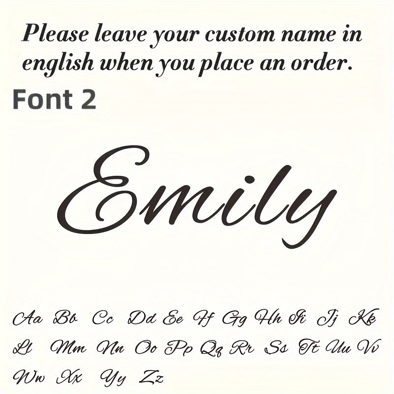 TEMU Chic Personalized Name Stainless Steel Necklace Pendant, Women Name Charm Necklace, Custom Engraved Nameplate For Her - Perfect Birthday,