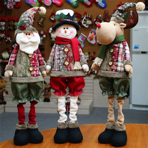 Christmas Decorations Xmas Christmas Decorations Noel Santa Claus Dolls Elf Toys for Year&#039;s Eve Navidad Ornaments Tree Home Decor Gift