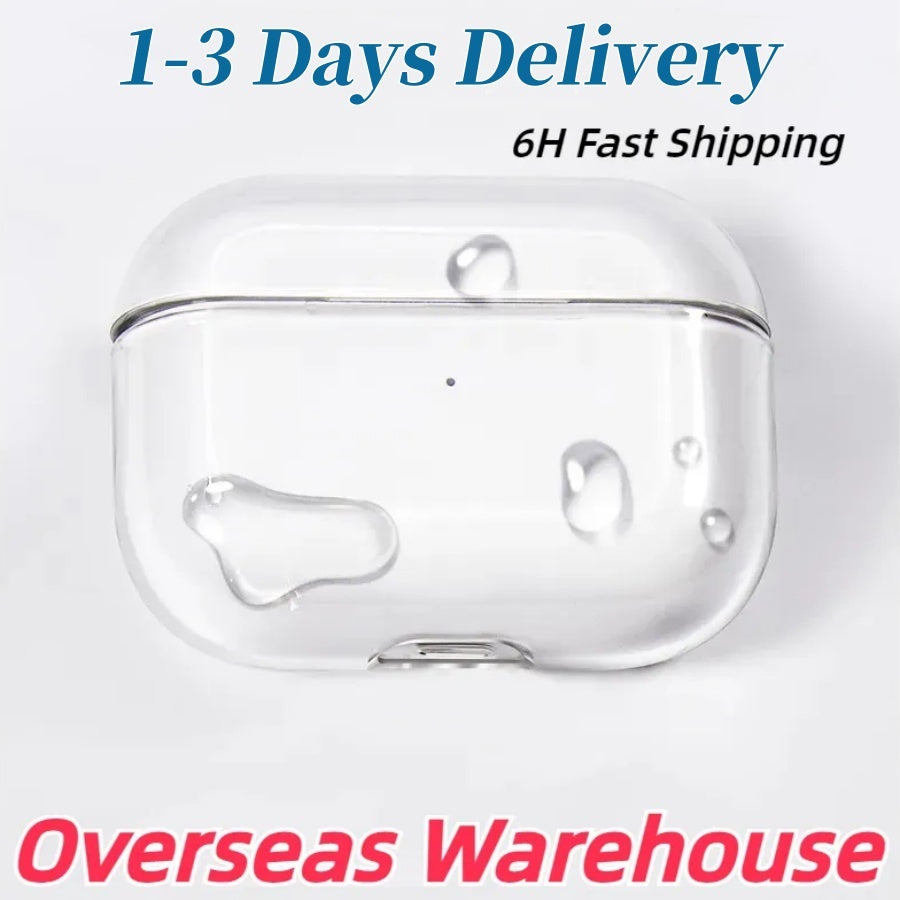 USA Stock for AirPods Pro 2 Airpods pro 3 3rd Earphones Solid Silicone Cute Protective airpod max Headphone Cover airpods 4 Wireless Charging Box Sh